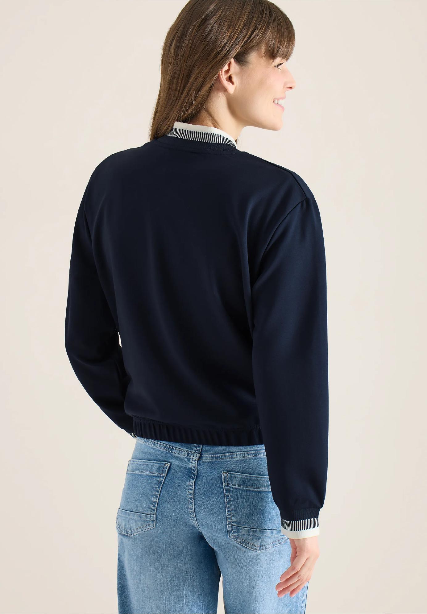 CECIL bluzón s kontrastnými detailmi