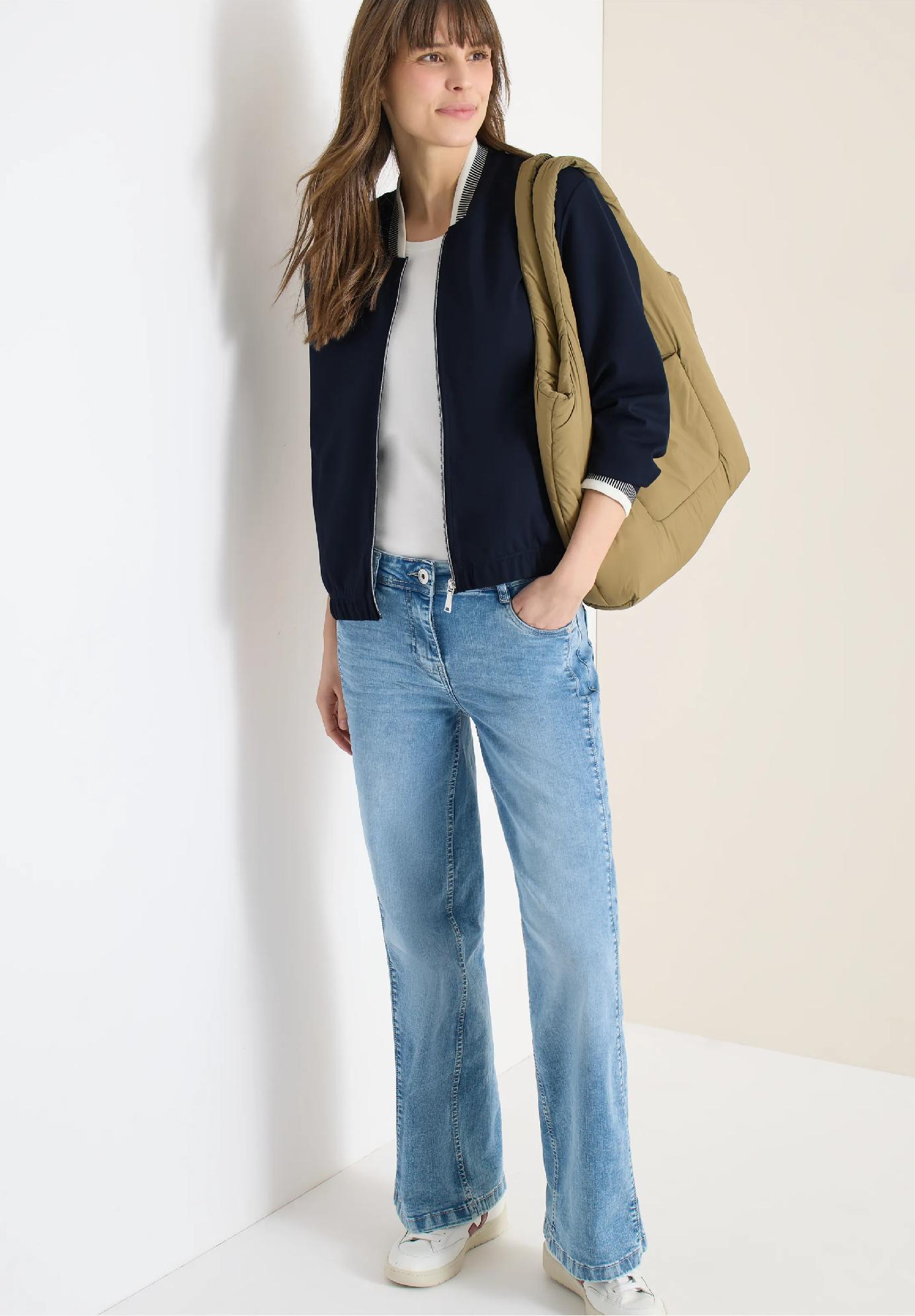 CECIL bluzón s kontrastnými detailmi