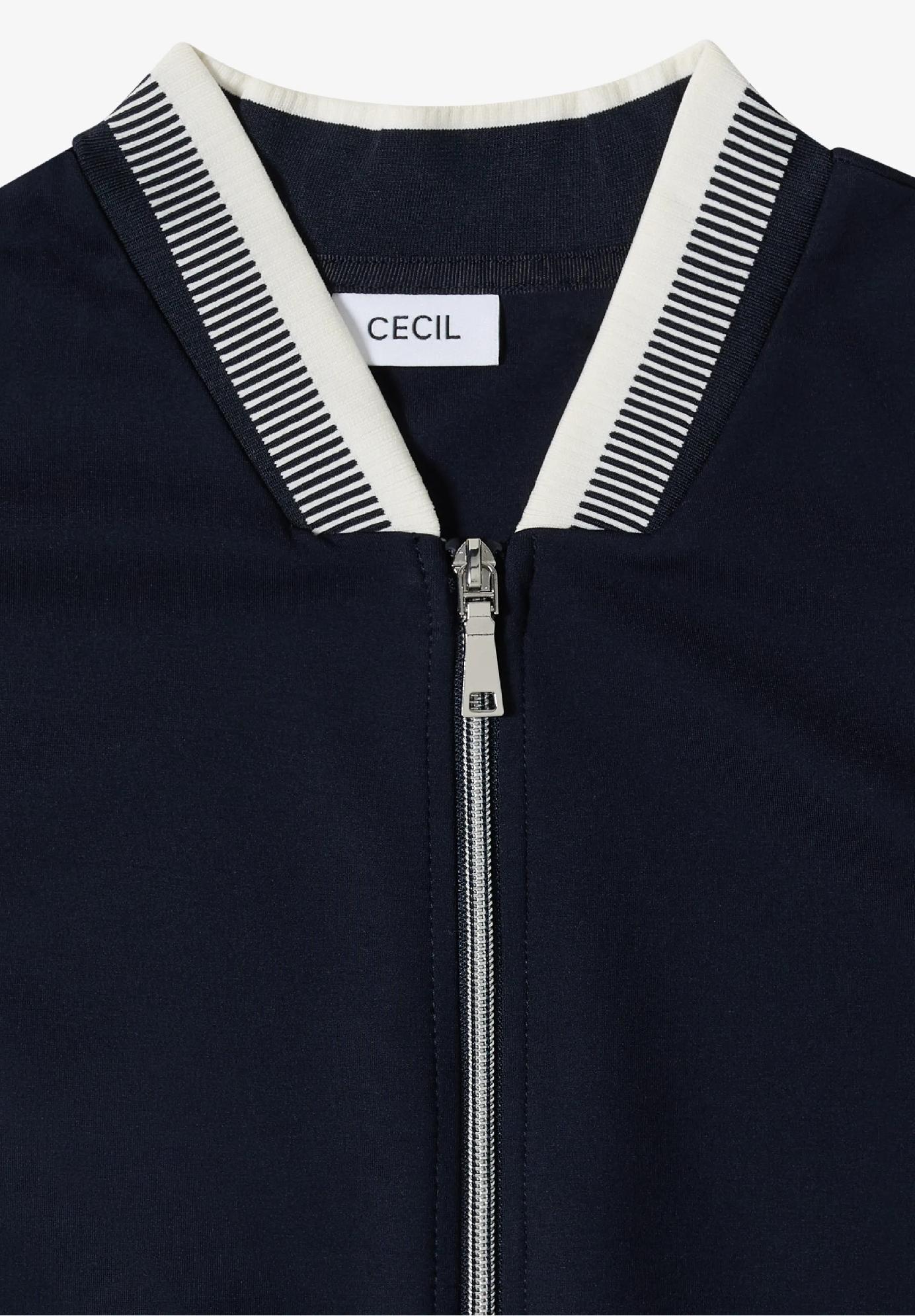CECIL bluzón s kontrastnými detailmi