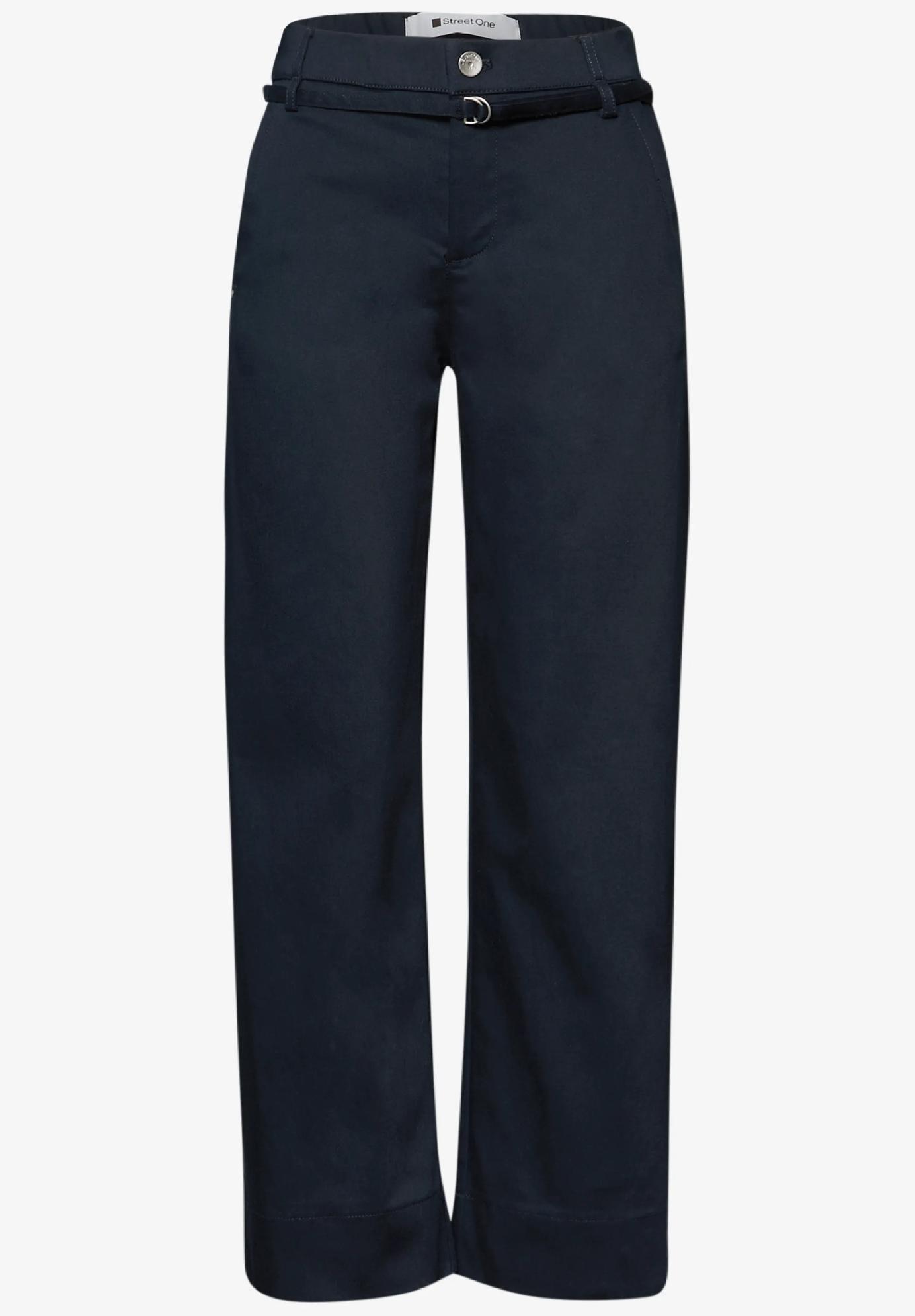 Street One rovné nohavice s opaskom, mod