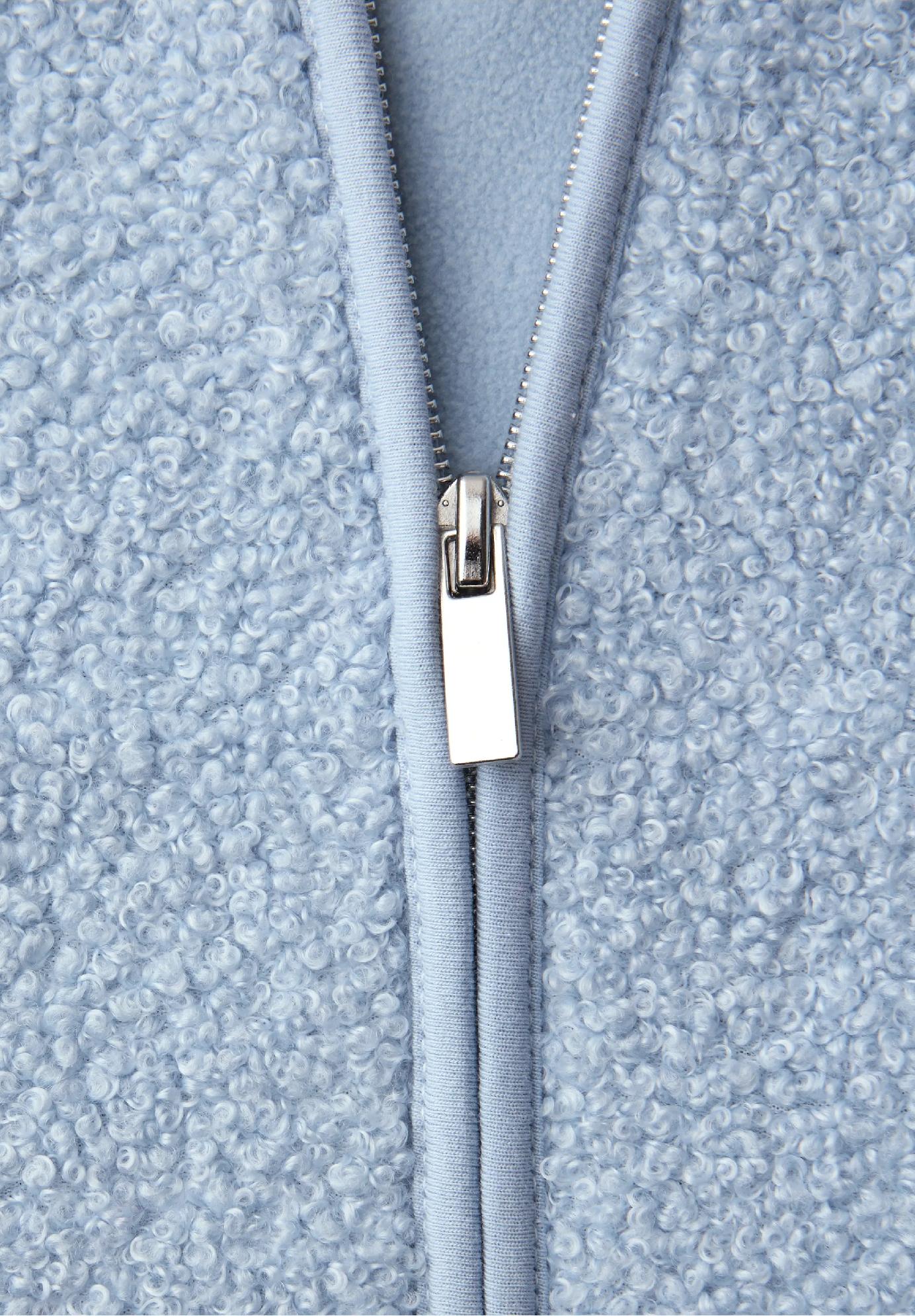 Street One flísová vesta s výstrihom do V