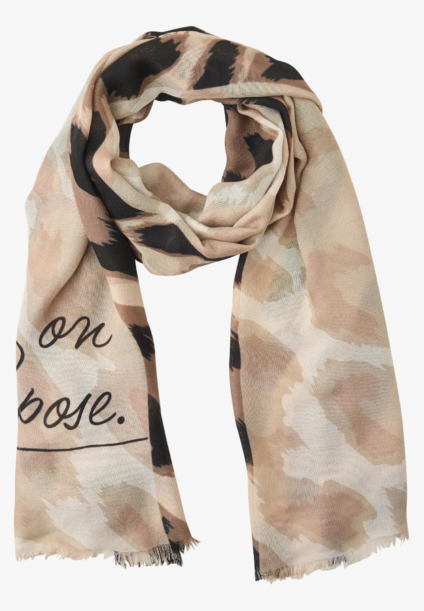 Street One dlhá šatka s leopardím vzorom