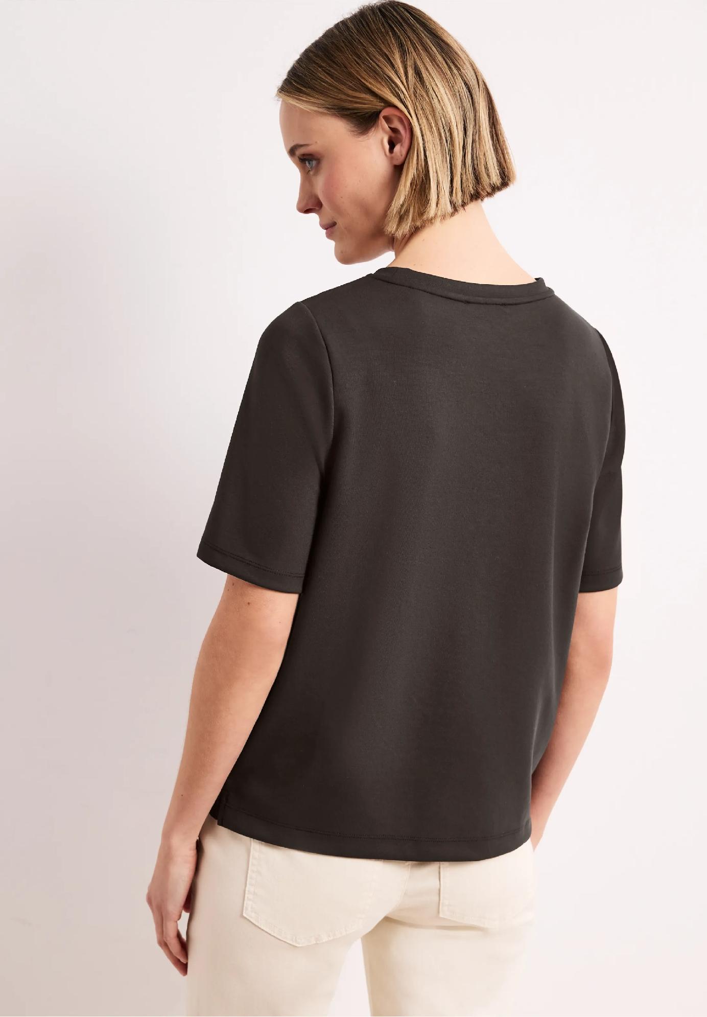 Street One tričko s okrúhlym výstrihom a ozdobným detailom, hne