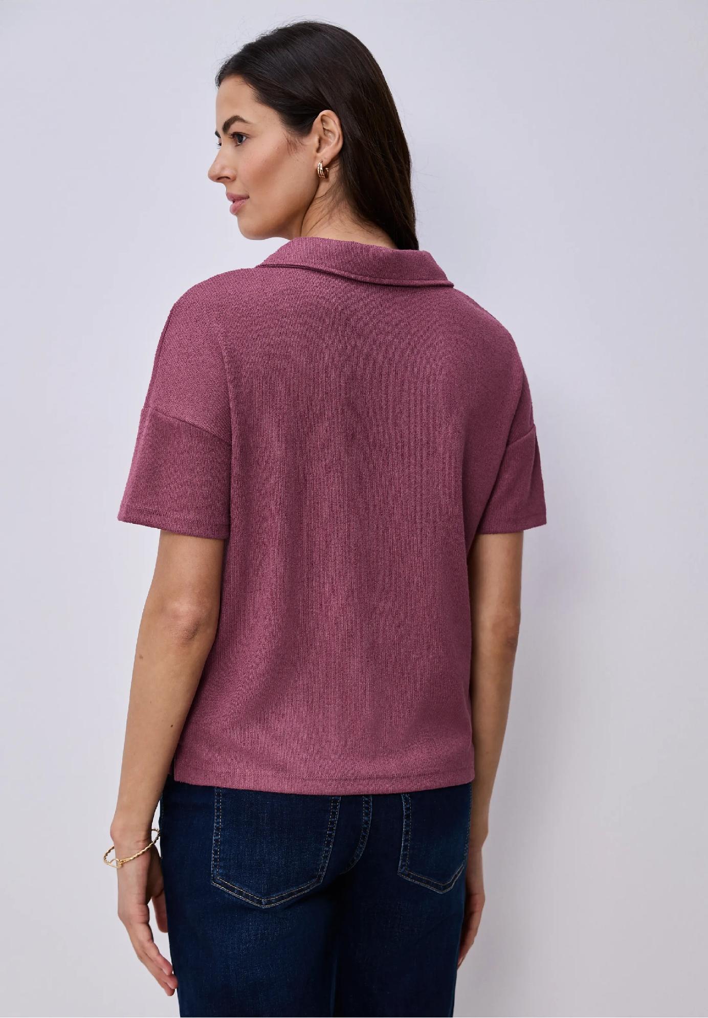 Street One polo tričko s krátkym rukávom