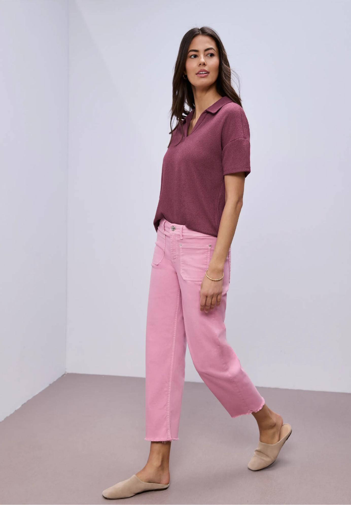 Street One polo tričko s krátkym rukávom