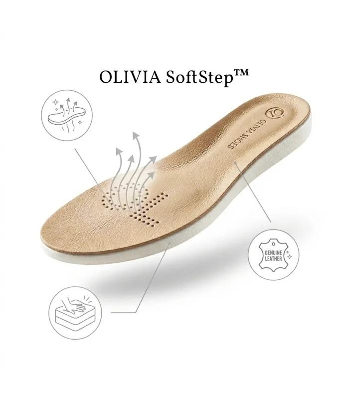 OLIVIA SHOES dámske pohodlné perforované tenisky, hnede