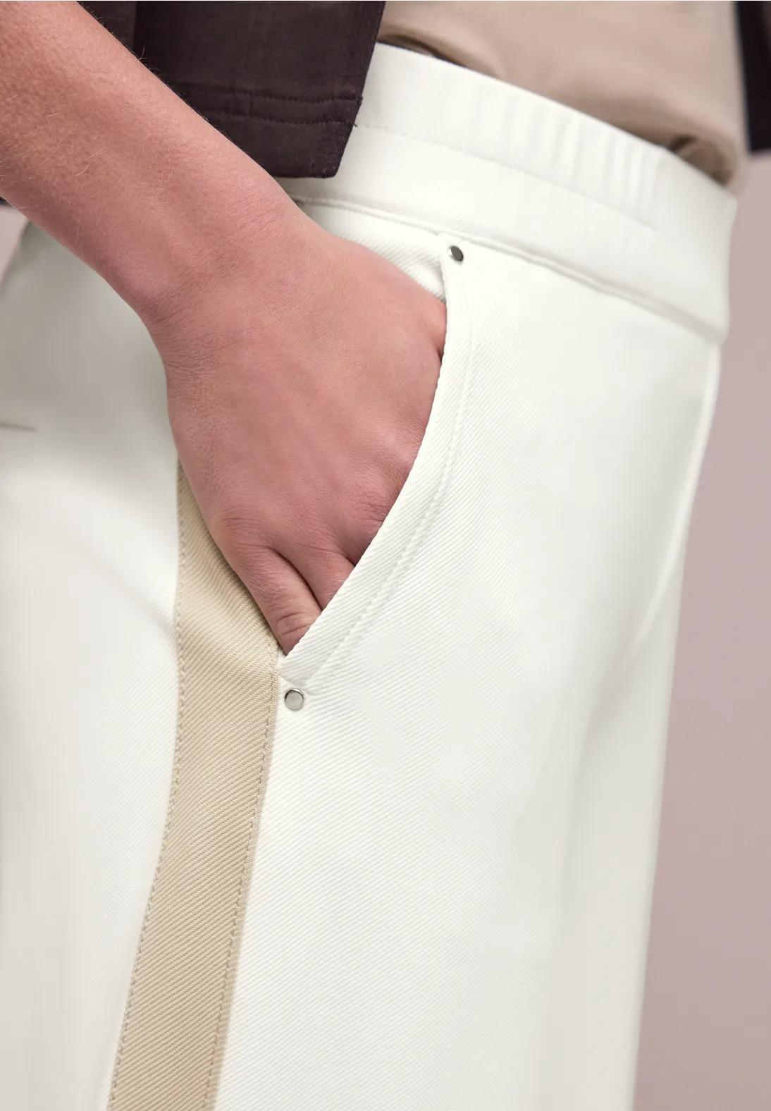 Street One široké nohavice s galónovými pruhmi, smo