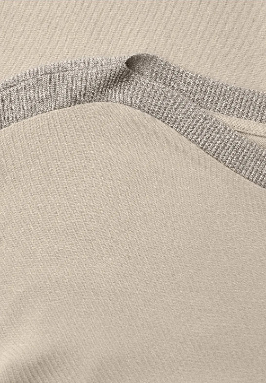 Street One tričko s padnutými ramenami a trblietkami