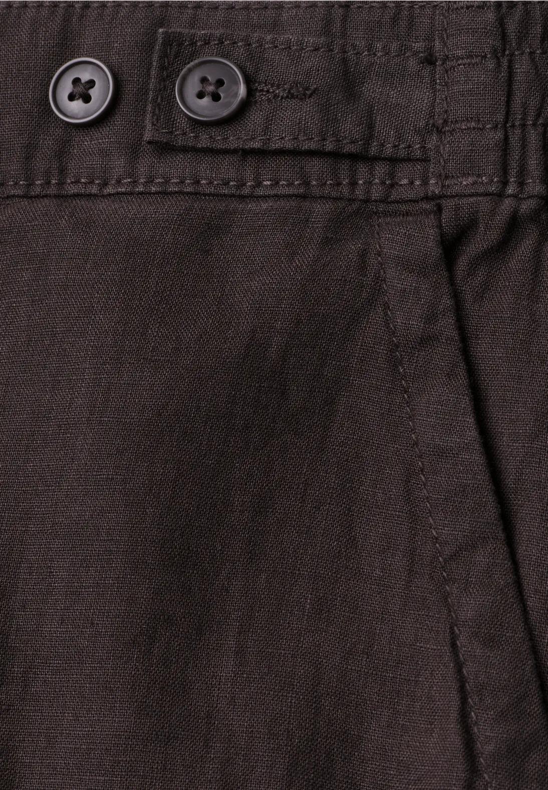 Street One ľanové nohavice s vysokým pásom a širokými nohavicami, hned