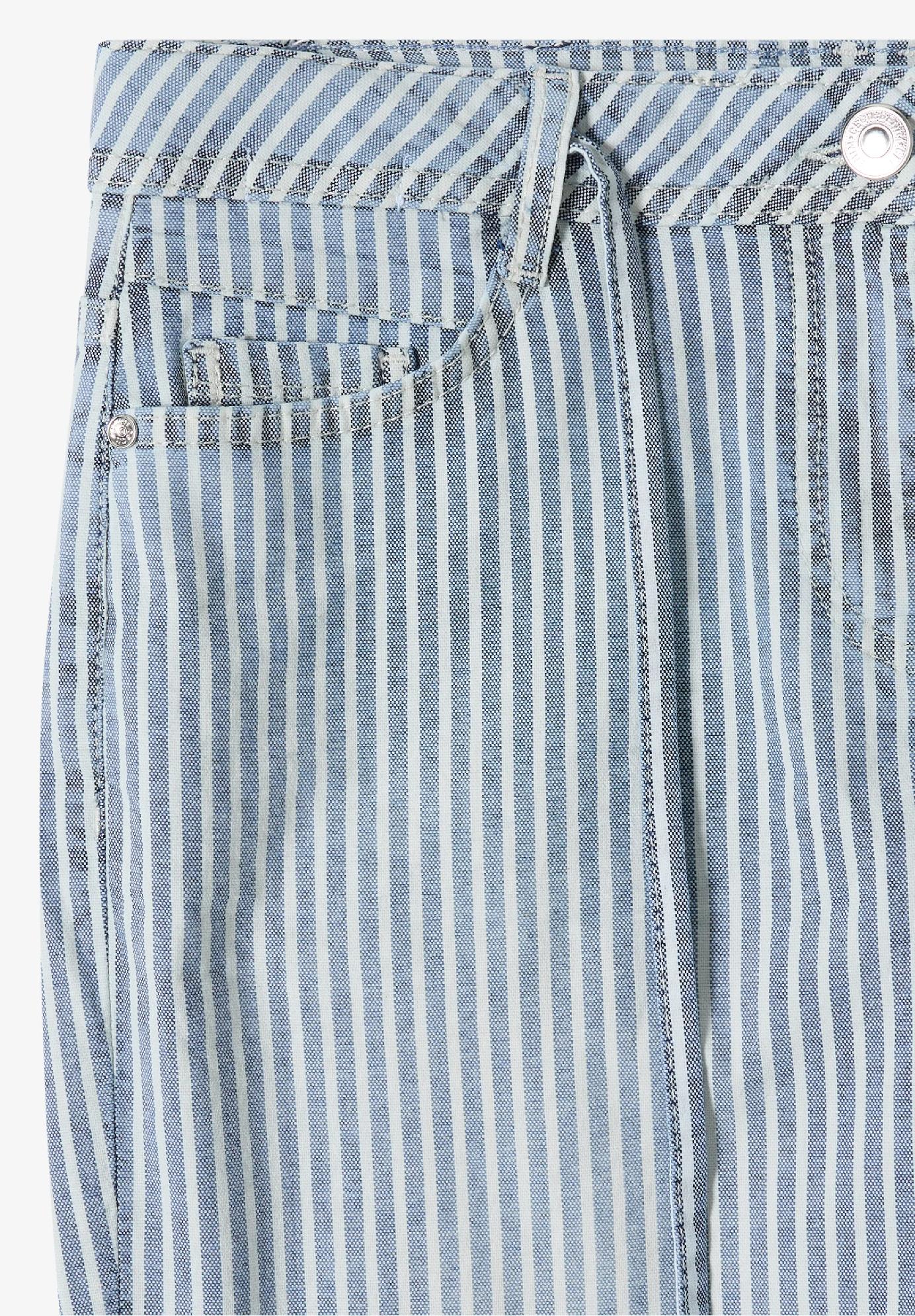 CECIL široké rozšírené džínsy s pruhmi NEELE