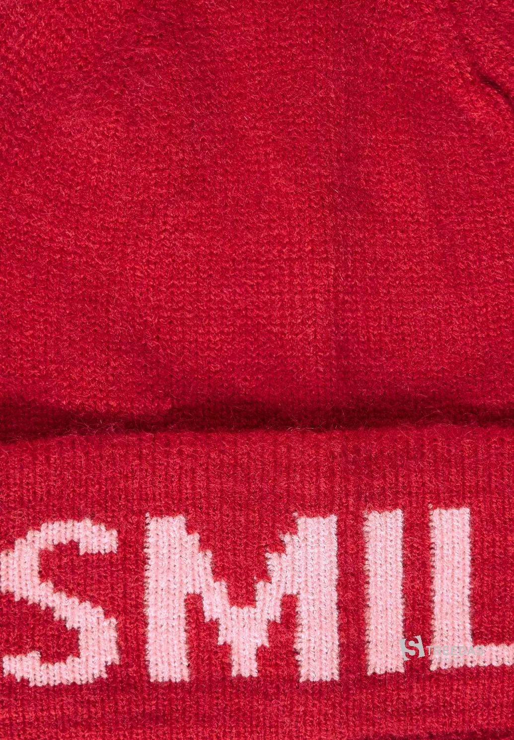 Street One čiapka SMILE, červená