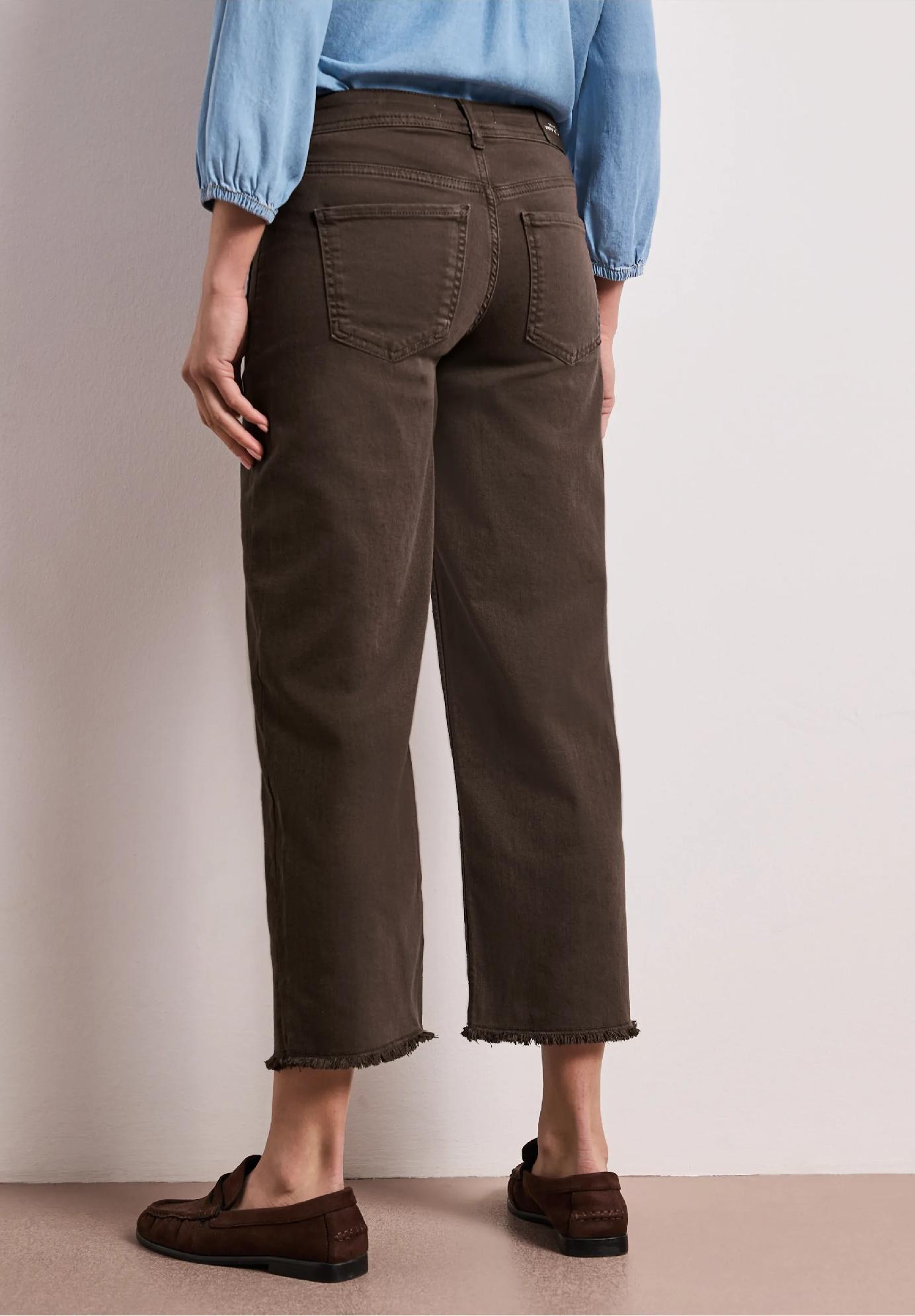 Street One rovné džínsy so stredne vysokým pásom, ležérny strih AMALIA