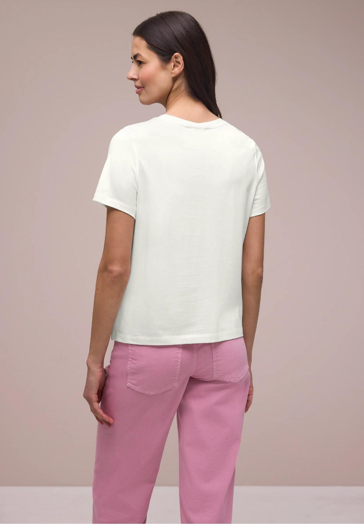 Street One tričko s okrúhlym výstrihom a detailom srdca, smo