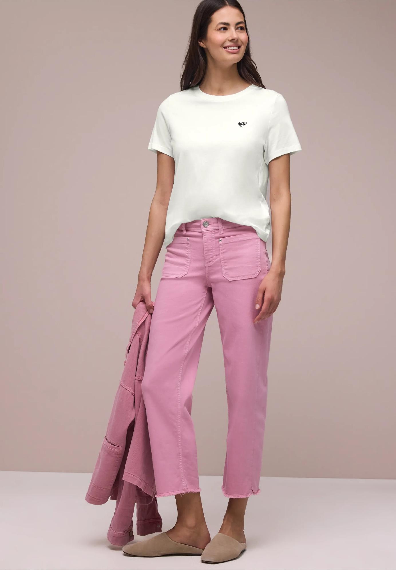 Street One tričko s okrúhlym výstrihom a detailom srdca, smo