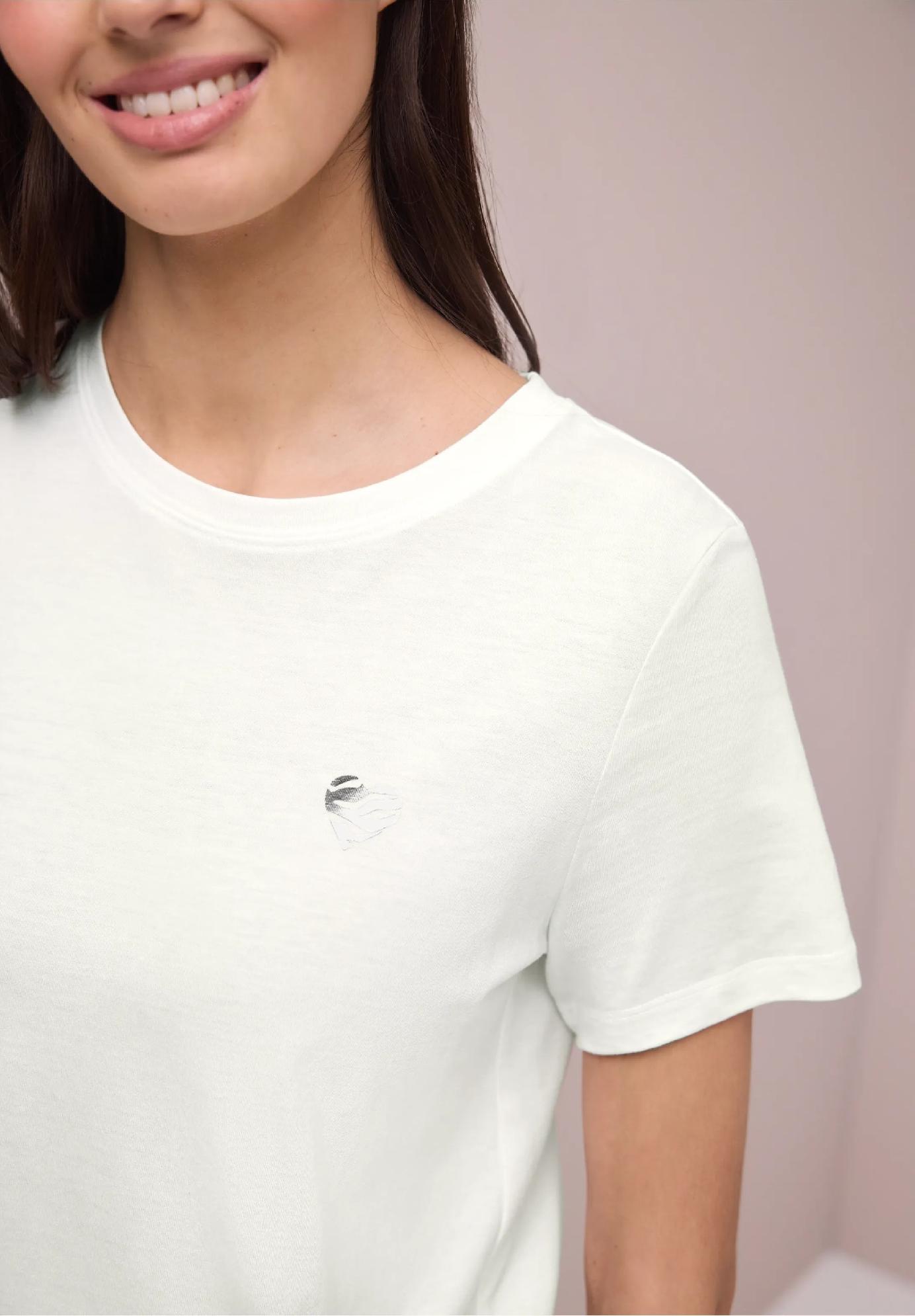 Street One tričko s okrúhlym výstrihom a detailom srdca, smo