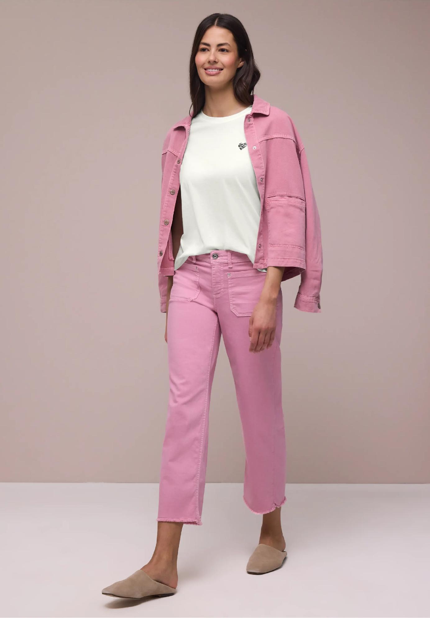 Street One tričko s okrúhlym výstrihom a detailom srdca, smo