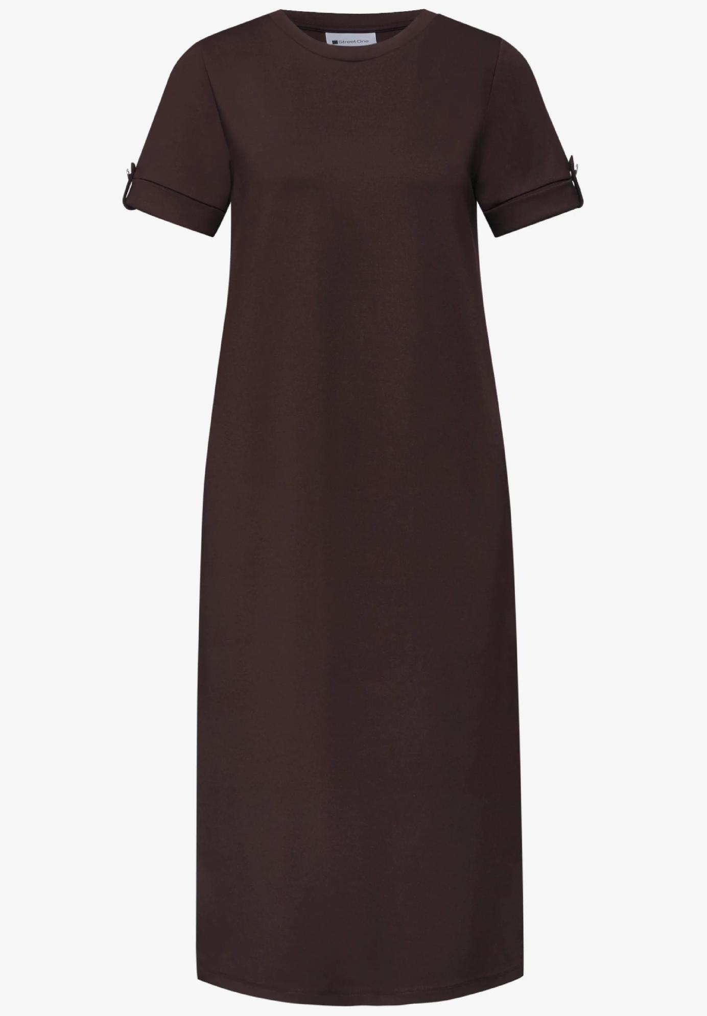 Street One midi šaty s okrúhlym výstrihom a gombíkmi