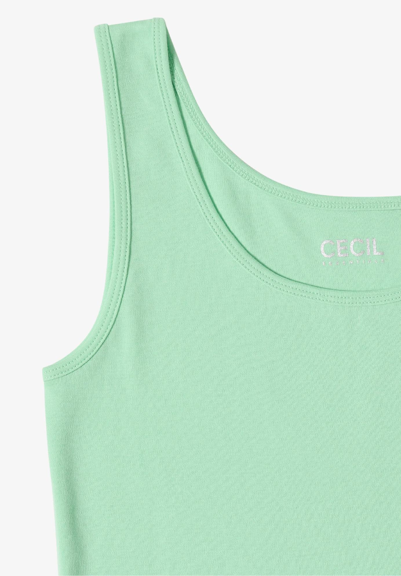 CECIL top z čistej bavlny, LINDA, zel