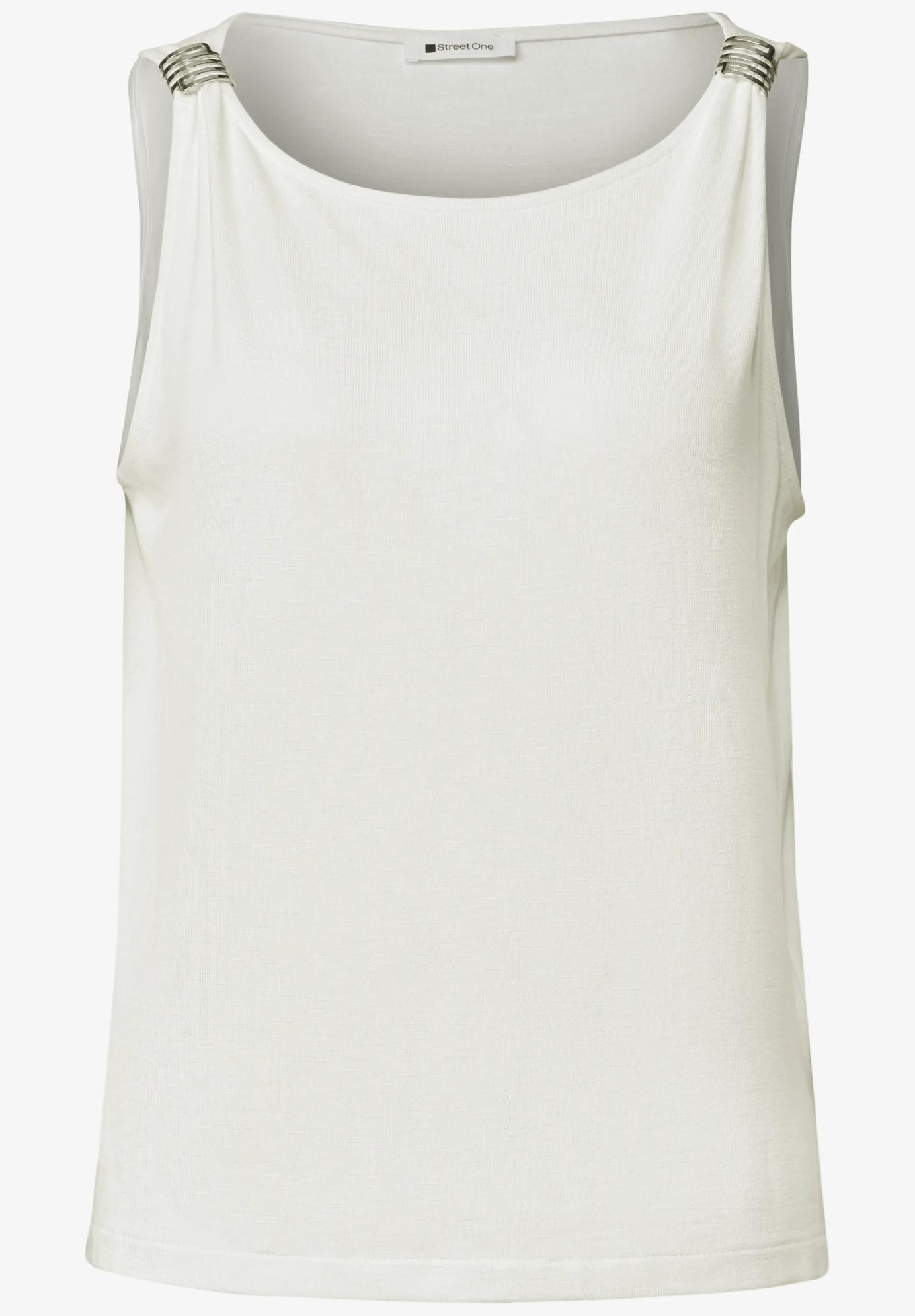 Street One top s lodičkovým výstrihom a detailom na ramenách, smo