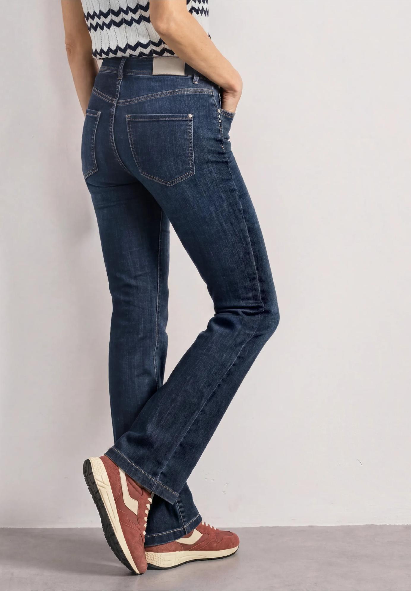 Street One džínsy Bootcut s vysokým pásom v úzkom strihu, BLAIRE