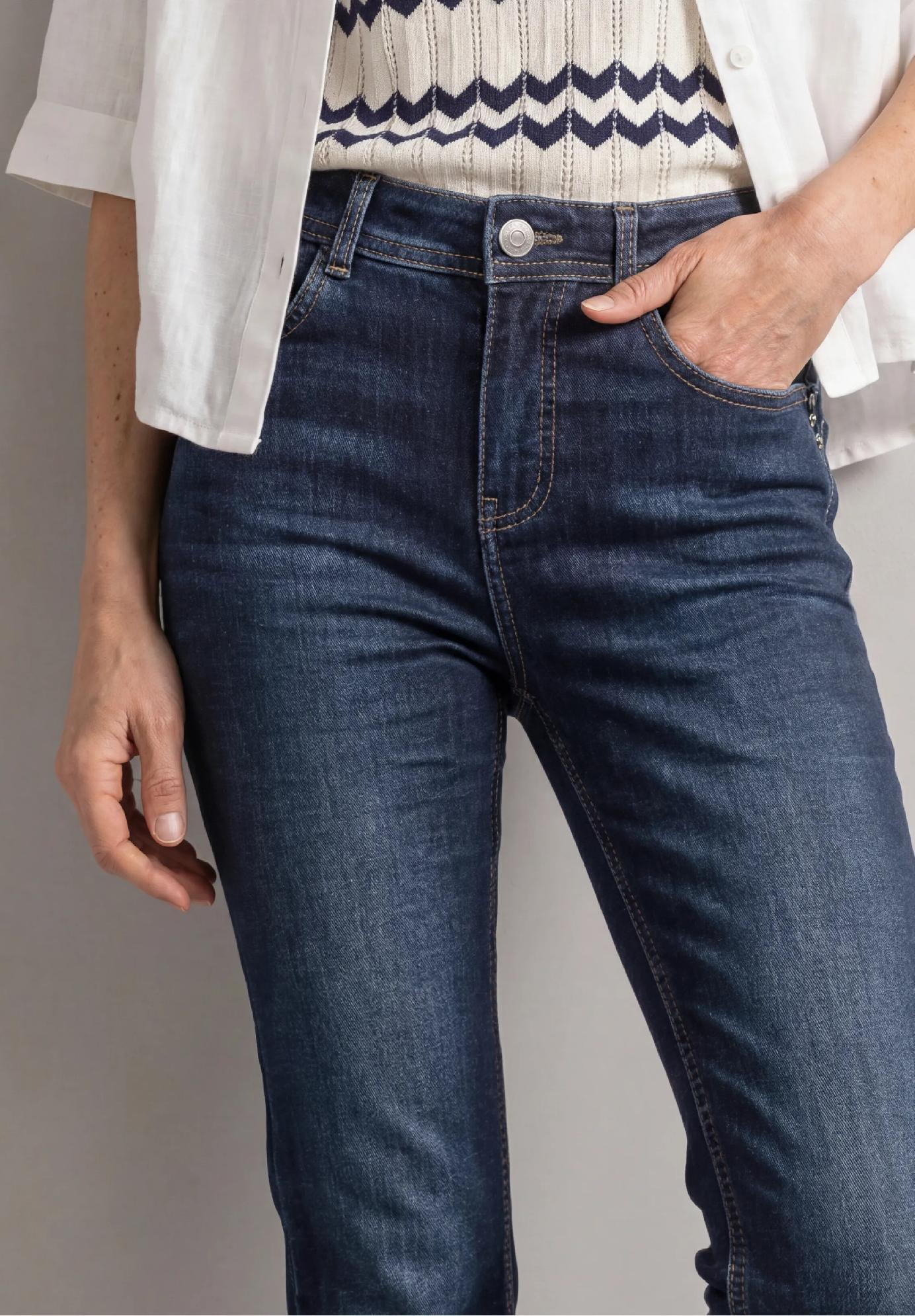 Street One džínsy Bootcut s vysokým pásom v úzkom strihu, BLAIRE