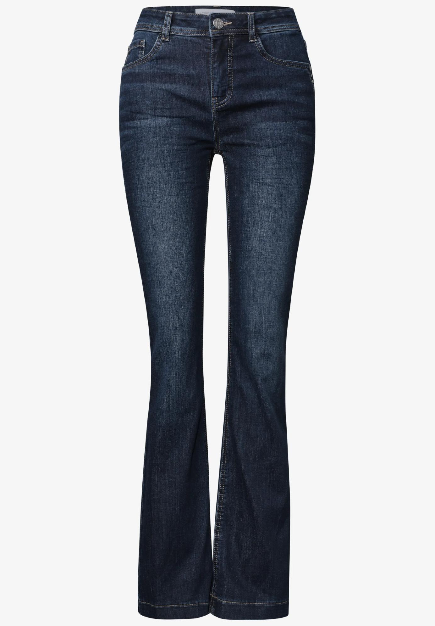Street One džínsy Bootcut s vysokým pásom v úzkom strihu, BLAIRE