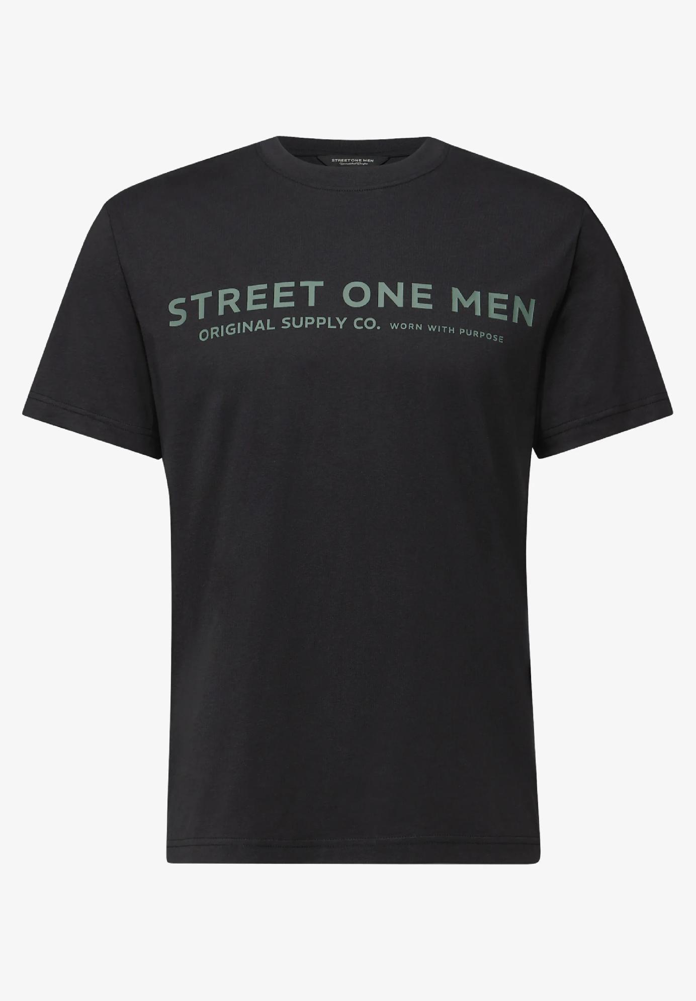 Street One MEN tričko s potlačou loga, čie