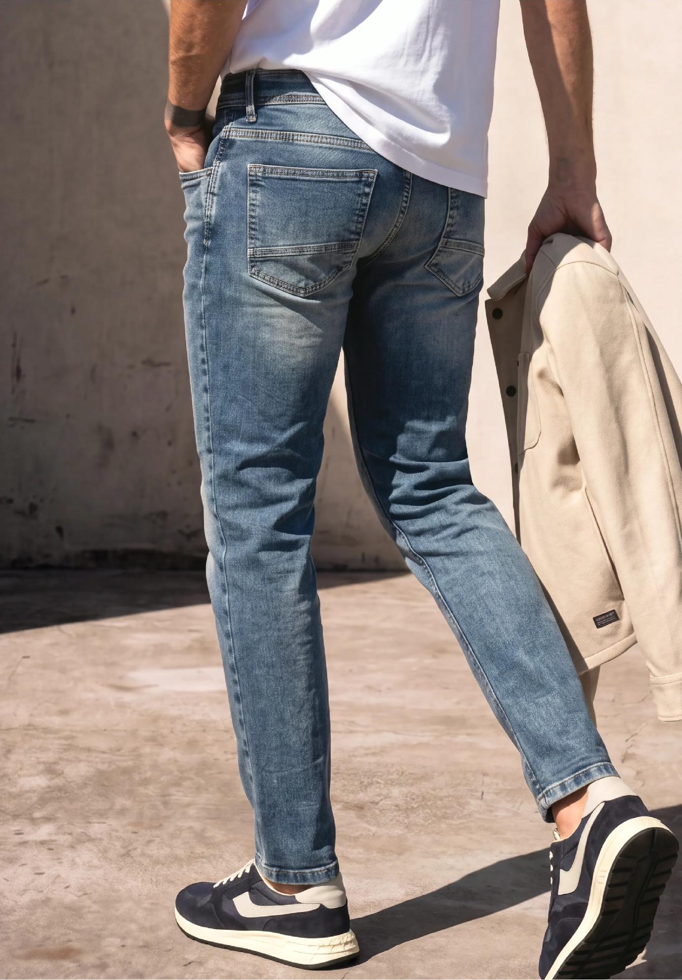 Street One MEN úzke džínsy v úzkom strihu RACER