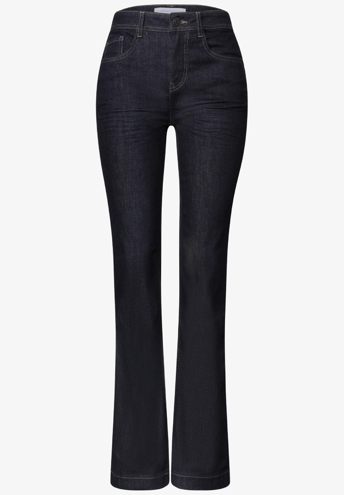 Street One džínsy Bootcut s vysokým pásom v úzkom strihu BLAIRE, mod