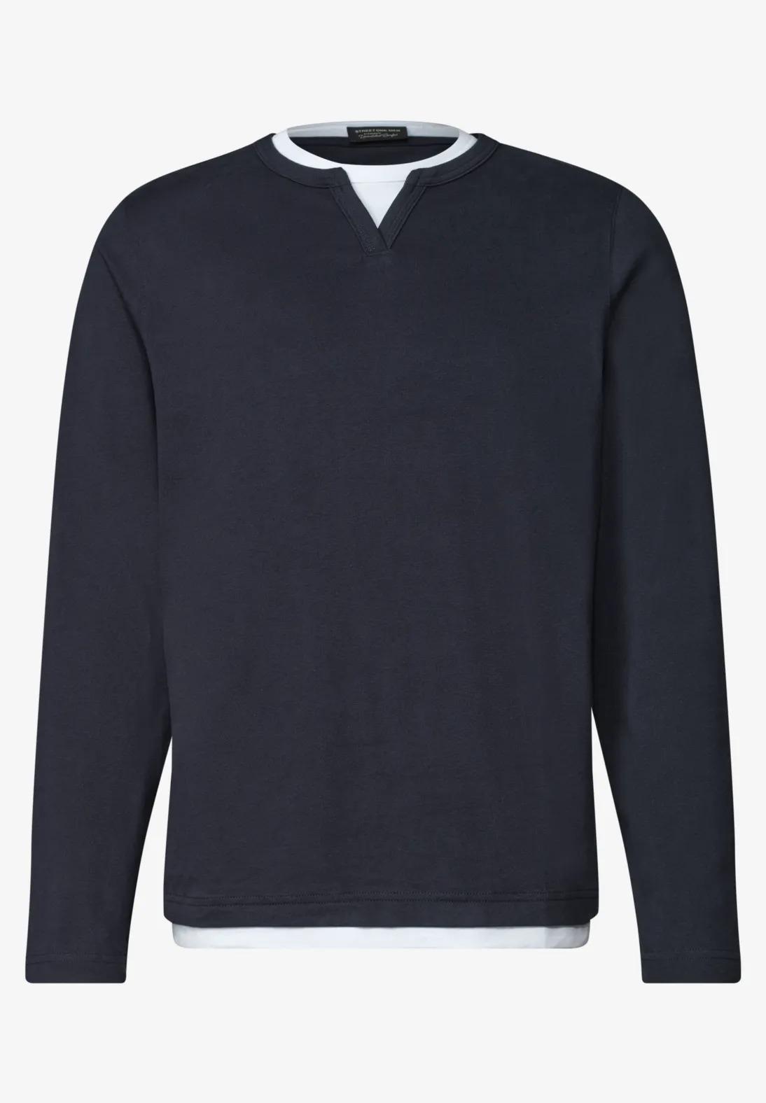 Street One MEN tričko Henley v 2-v-1 vzhľade, mod