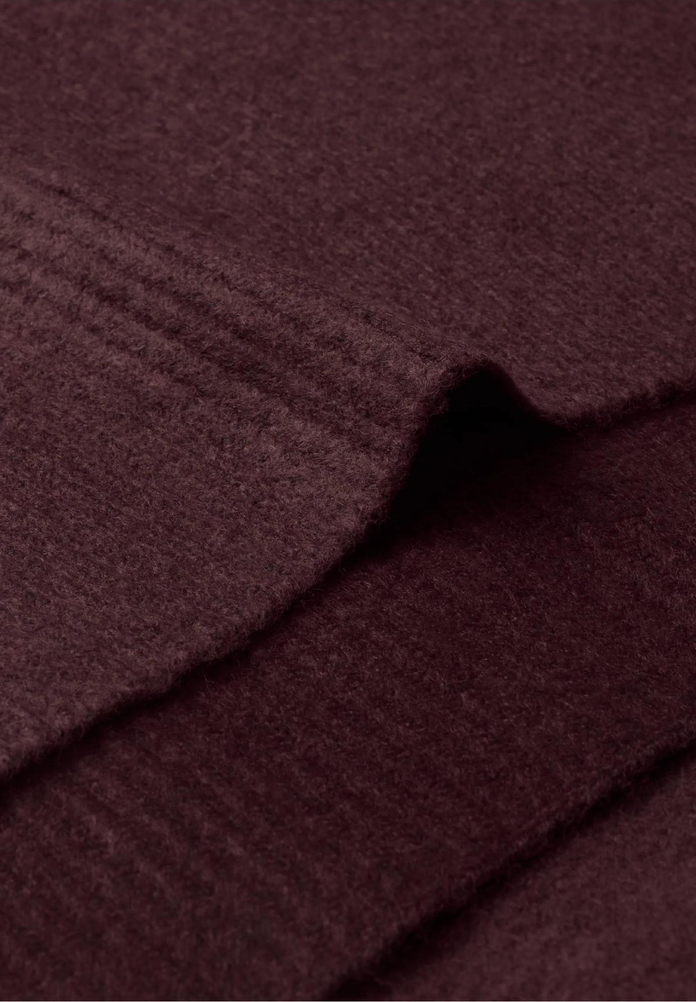 Street One dlhá jemne pletená šatka v jednofarebnej farbe, vin