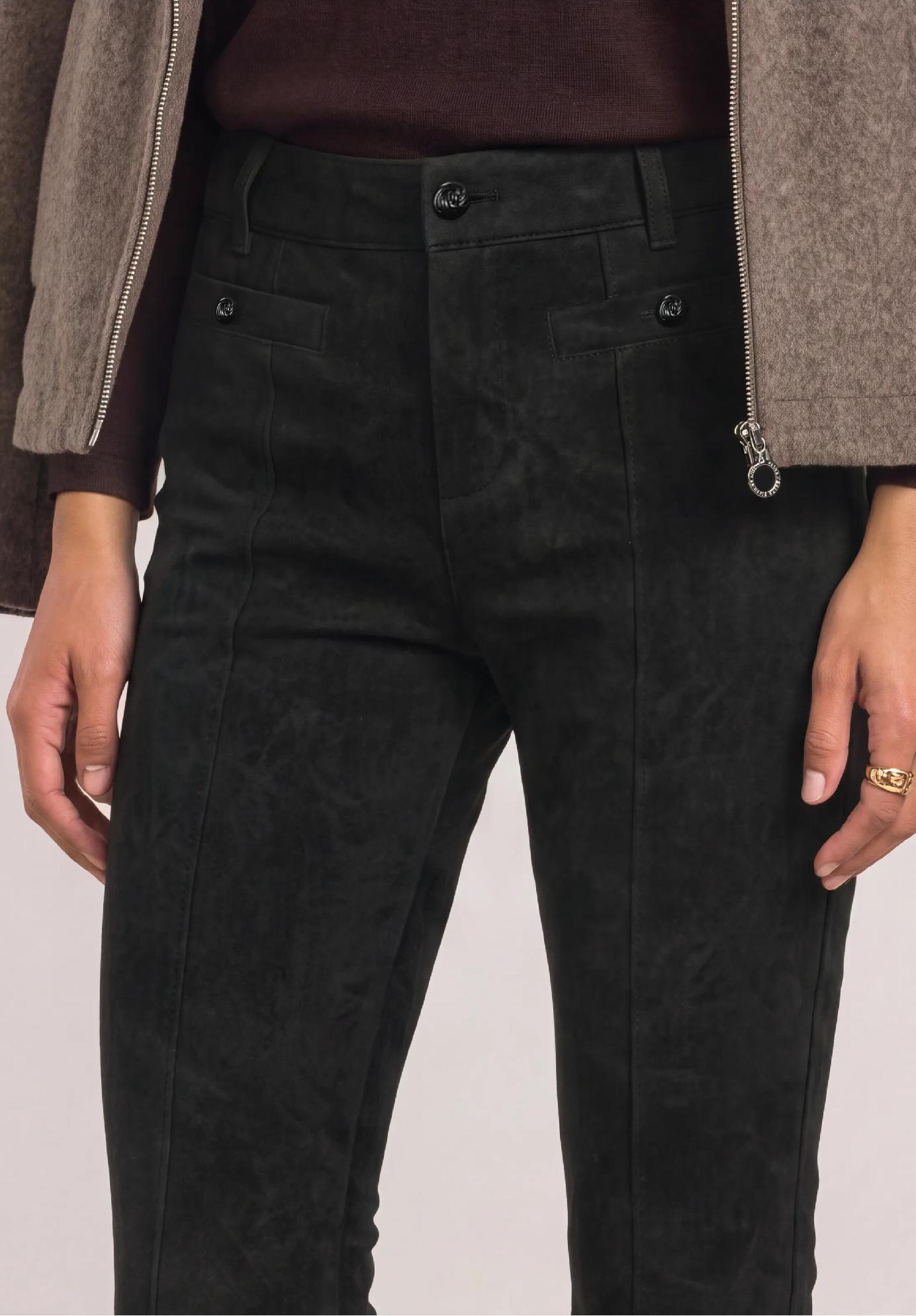 Street One nohavice s vysokým pásom a úzkym strihom, bootcut, BONNY