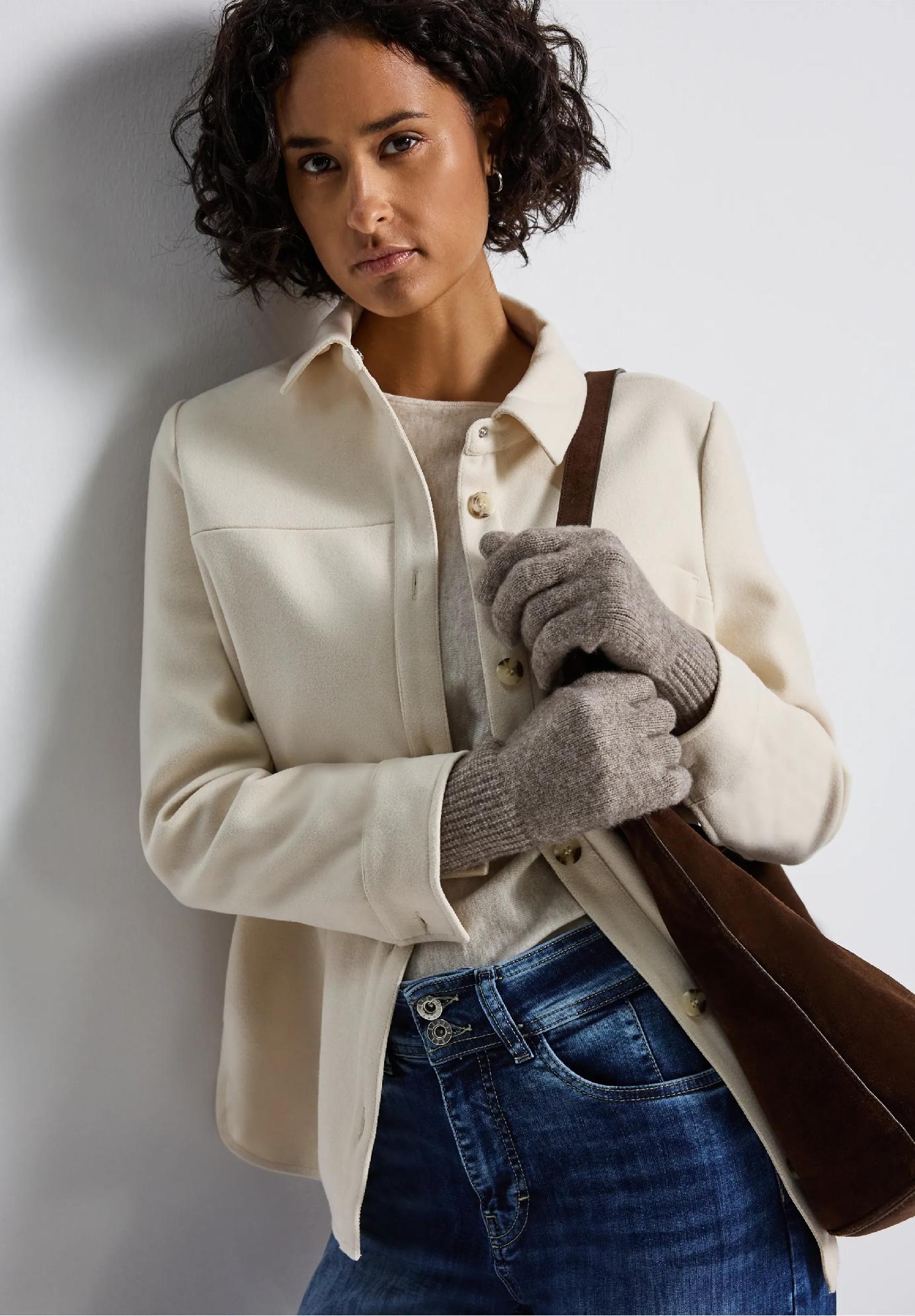 Street One jemne pletené rukavice, pie