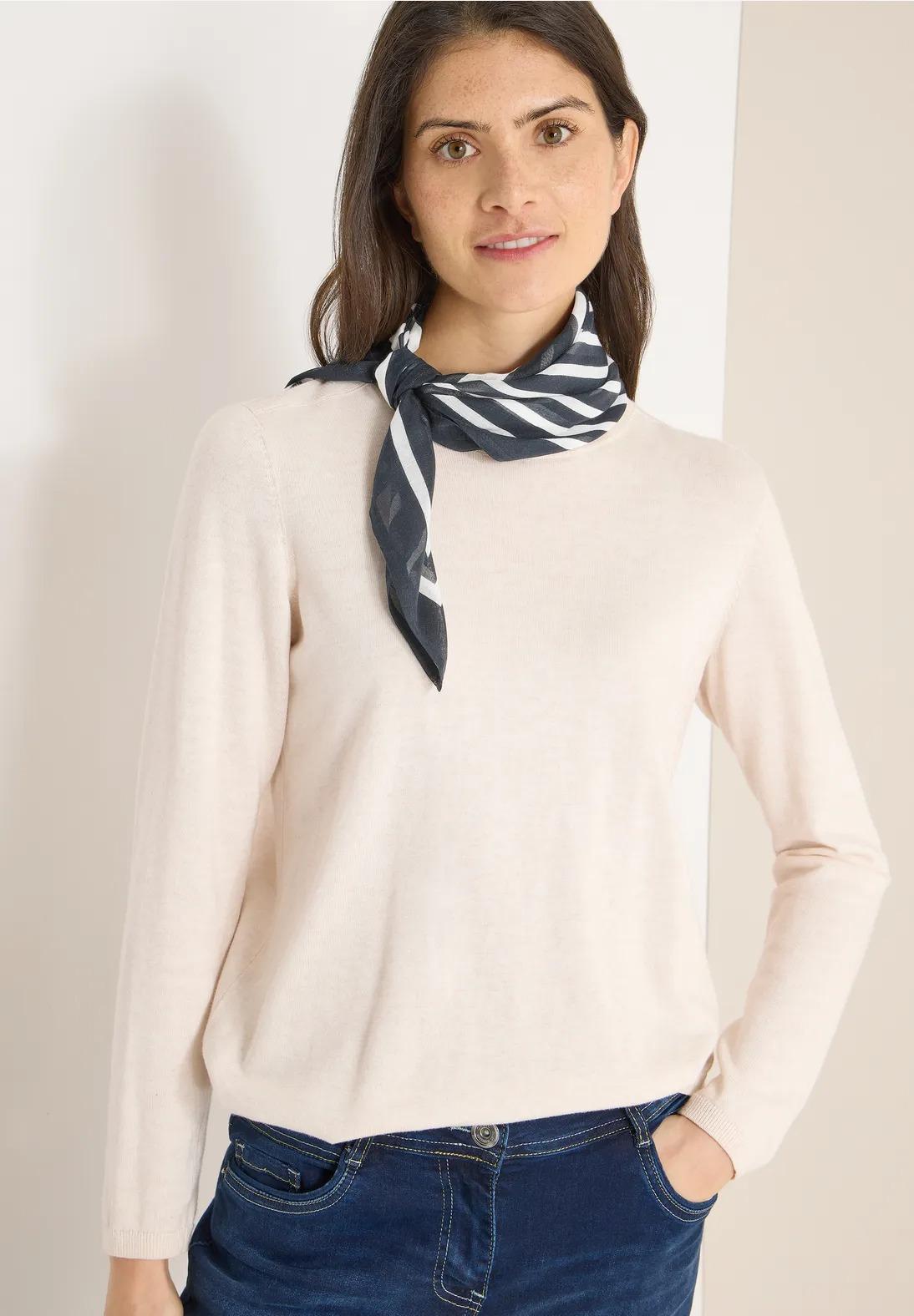 CECIL vzorovaná šatka, tm mod