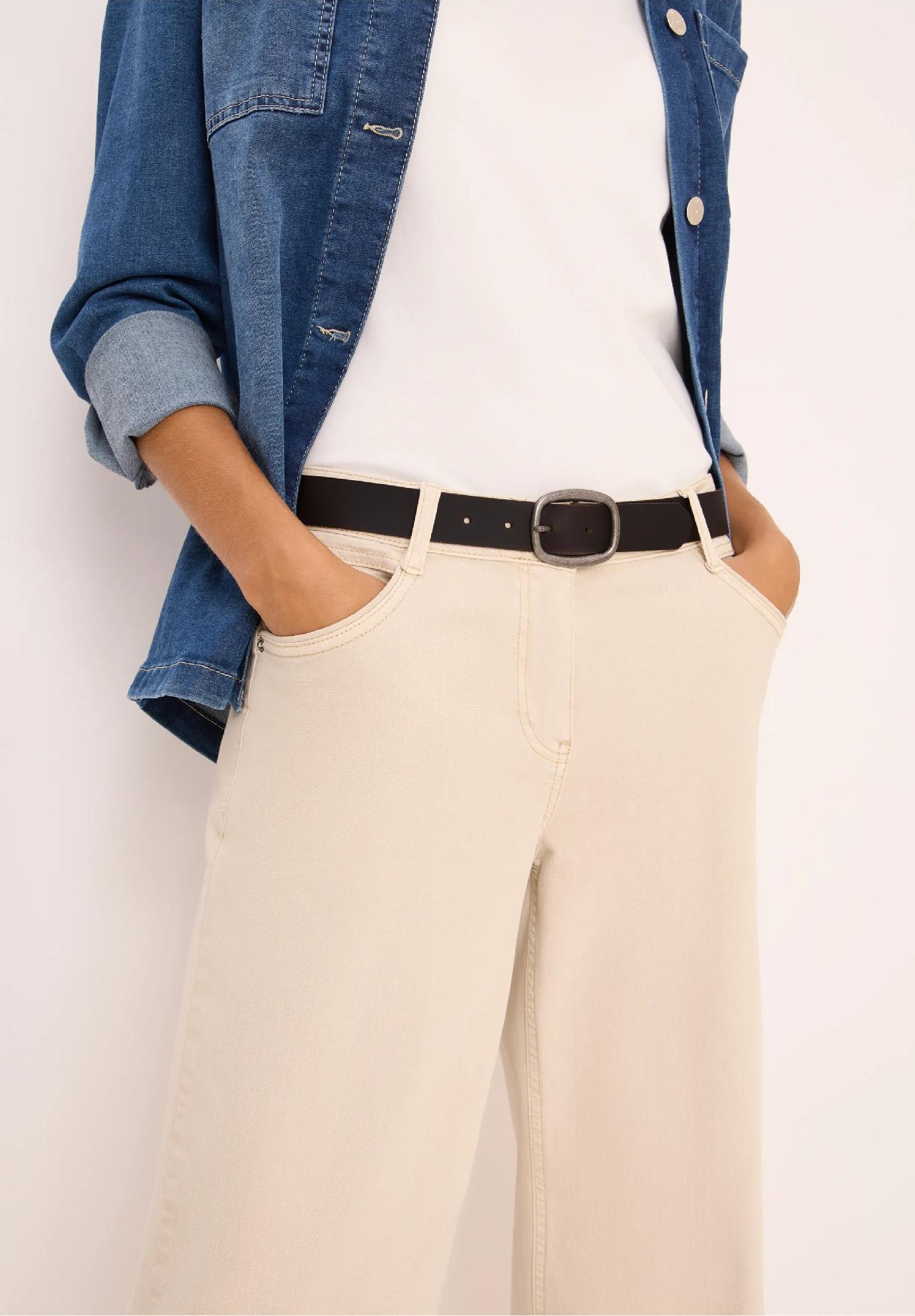 CECIL kožený opasok, kakao