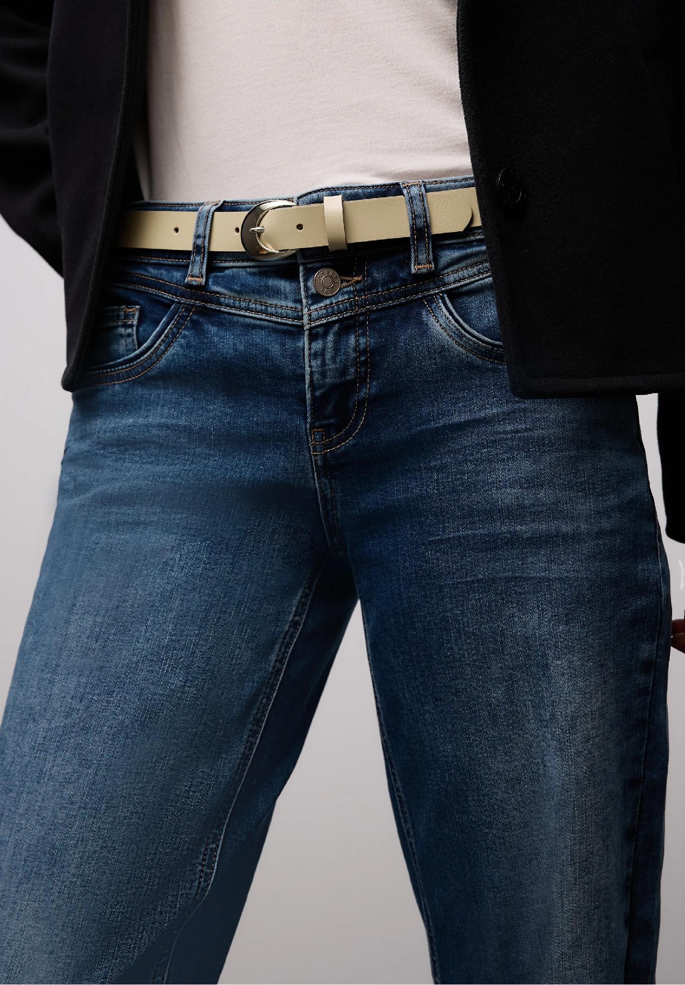 Street One textúrovaný opasok, bež