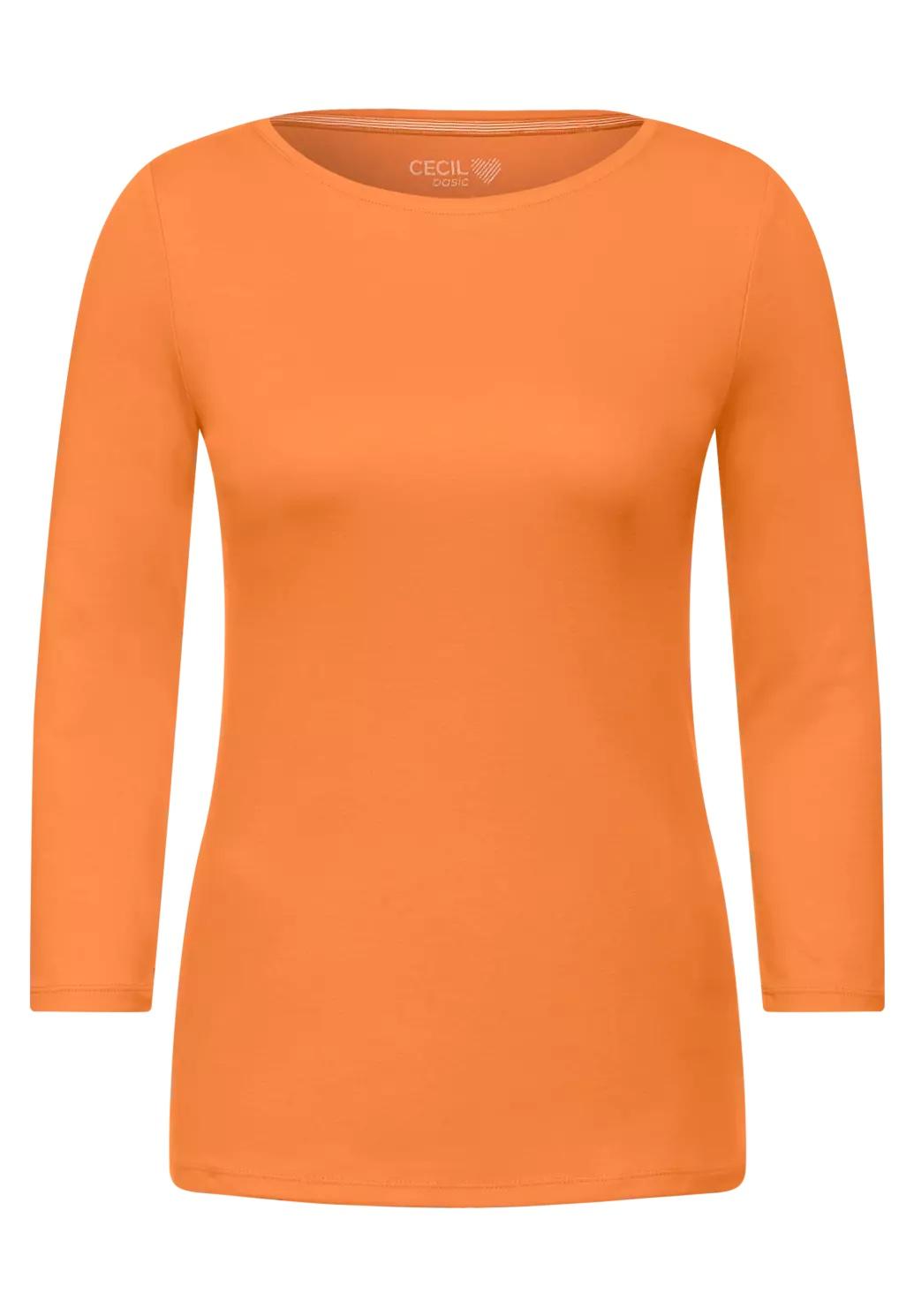 CECIL basic tričko, oran.