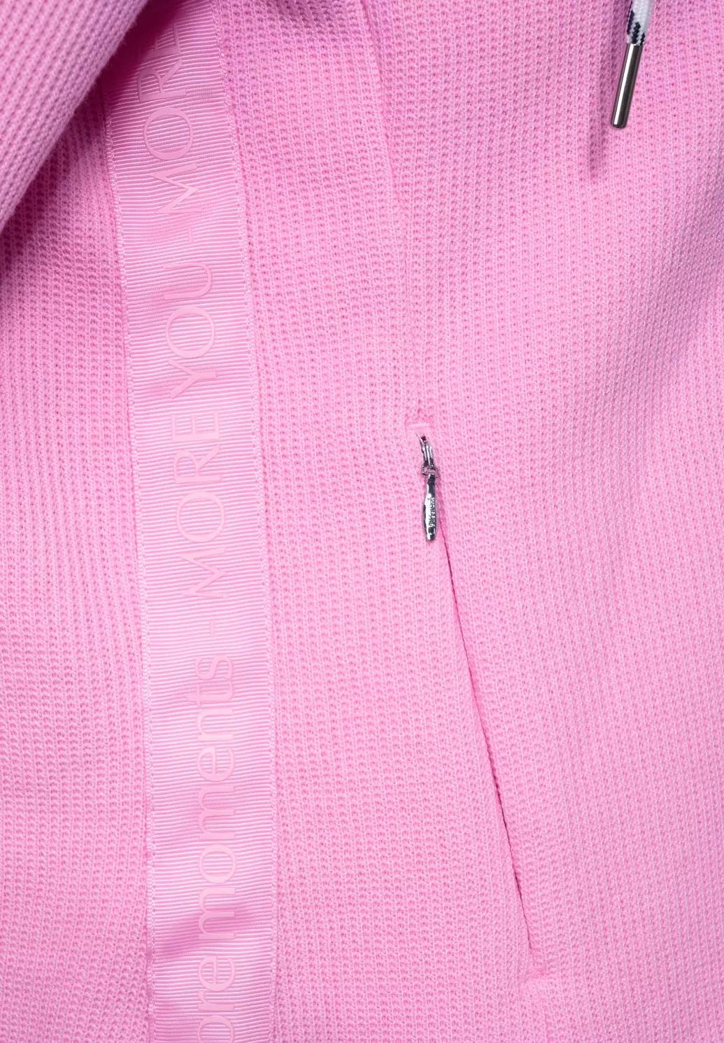 Street One tričková bunda v štýle mikiny, pink