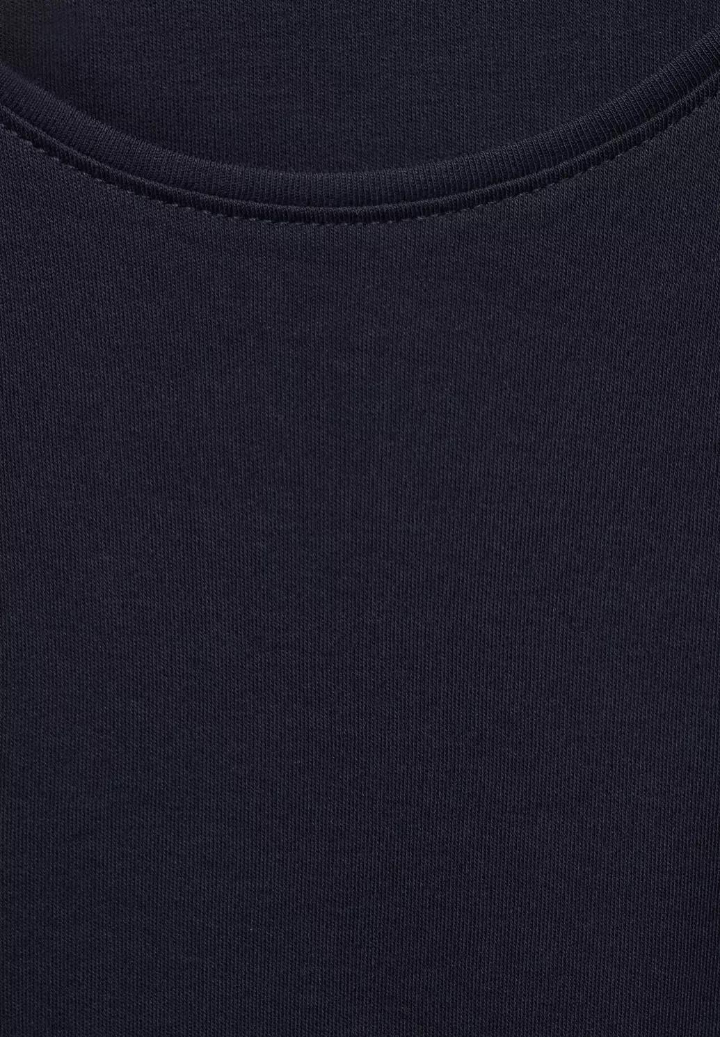 CECIL jednofarebné tričko, štýl LENA, modrá