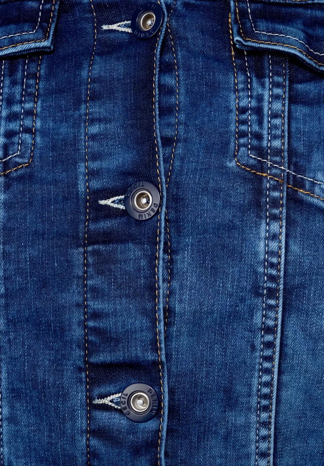 CECIL modrá džínsová bunda