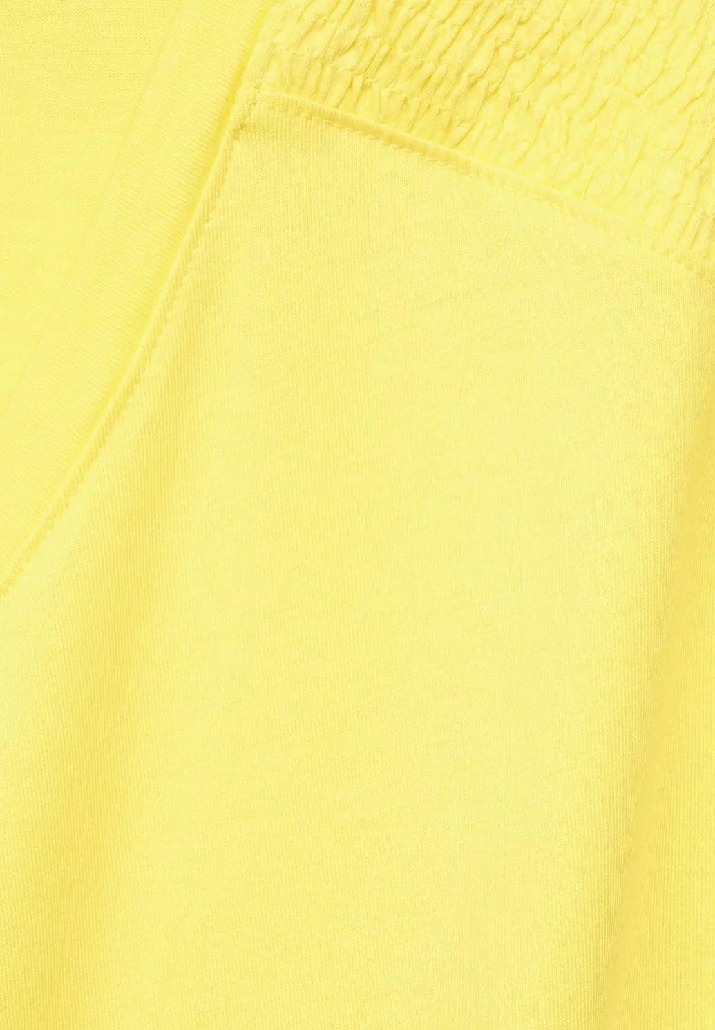 Street One tričko so smok detailmi, žlt.