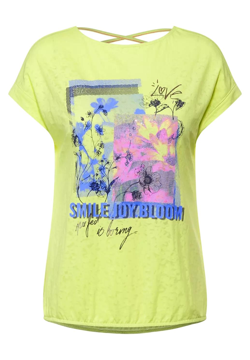 CECIL tričko s fototlačou, smile, joy, bloom