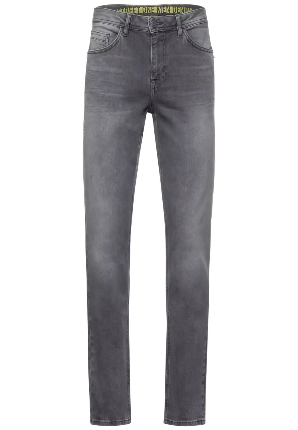 Street One MEN slim fit rifle RACER, L34, šedé