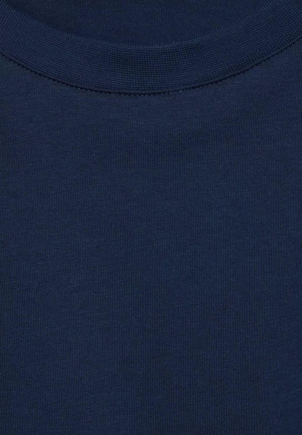 Street One MEN basic tričko, kr. rukáv, t-modré