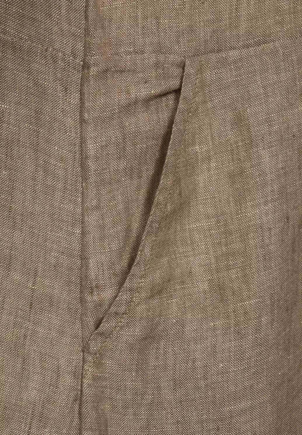 CECIL ľanové šaty v chambray vzhľadu