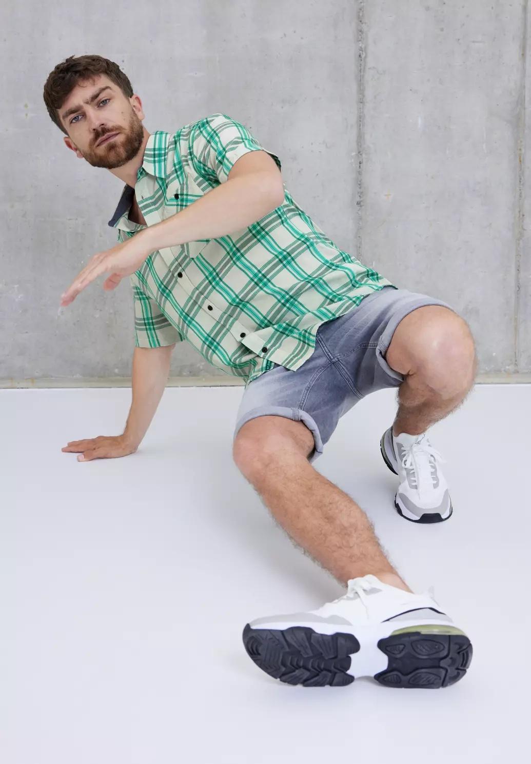 Street One MEN košeľa s károvaným vzorom