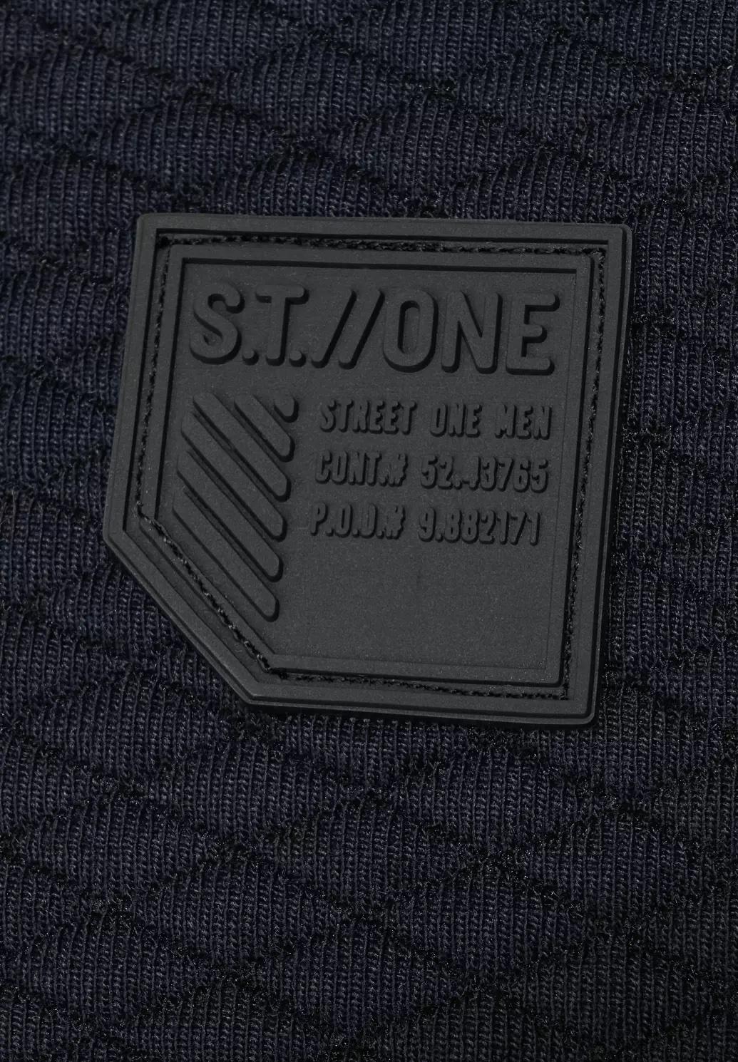 Street One MEN mikina so zapínaním na zips, mod.