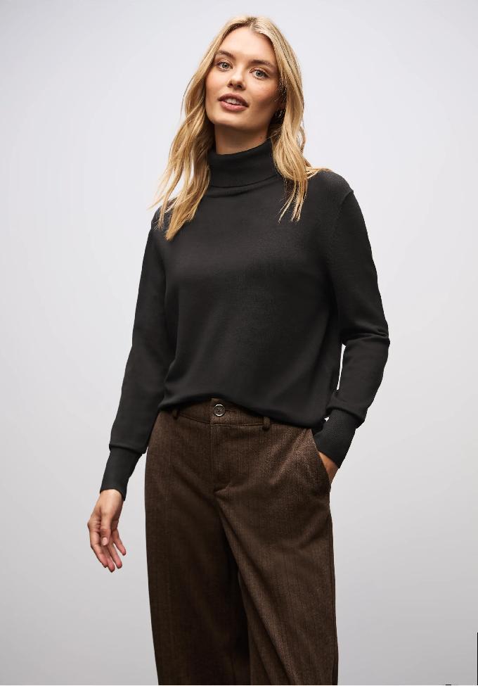 Street One sveter s rolákom, hne