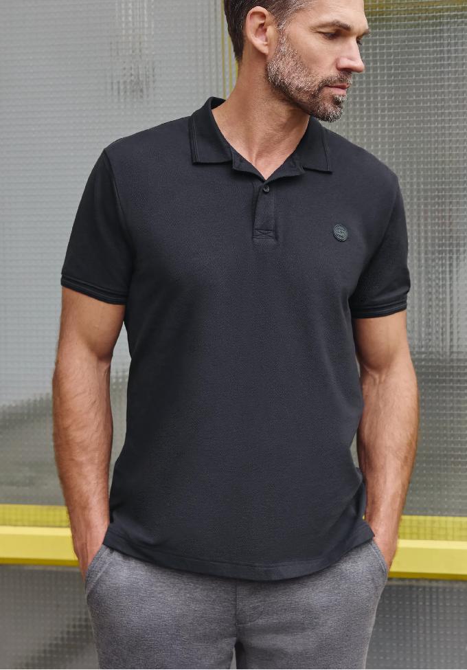 Street One MEN základné polo tričko, mod