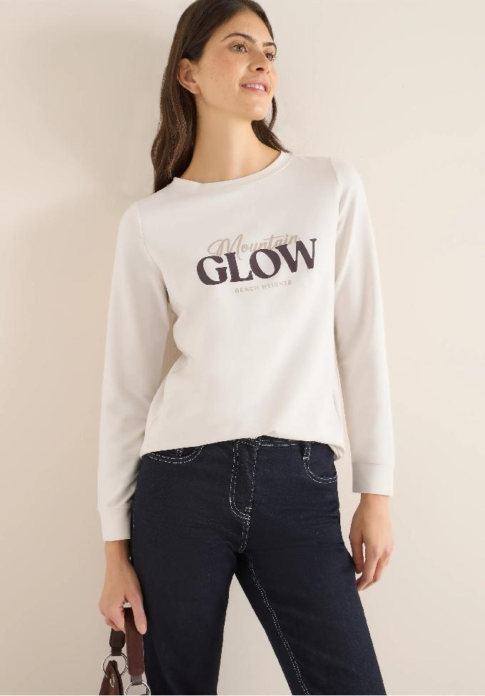 CECIL tričko s nápisom GLOW